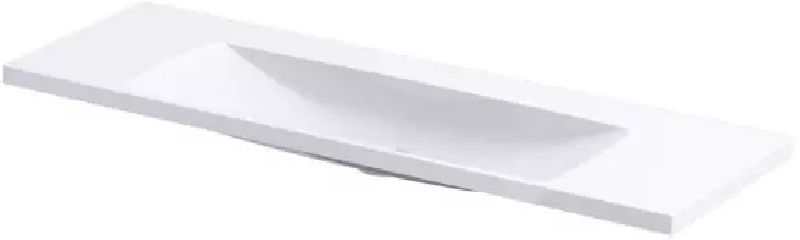 Darmowa Dostawa - Umywalka 120x38 cm prostokątna meblowa biała Oristo Compact UMECET12092BO