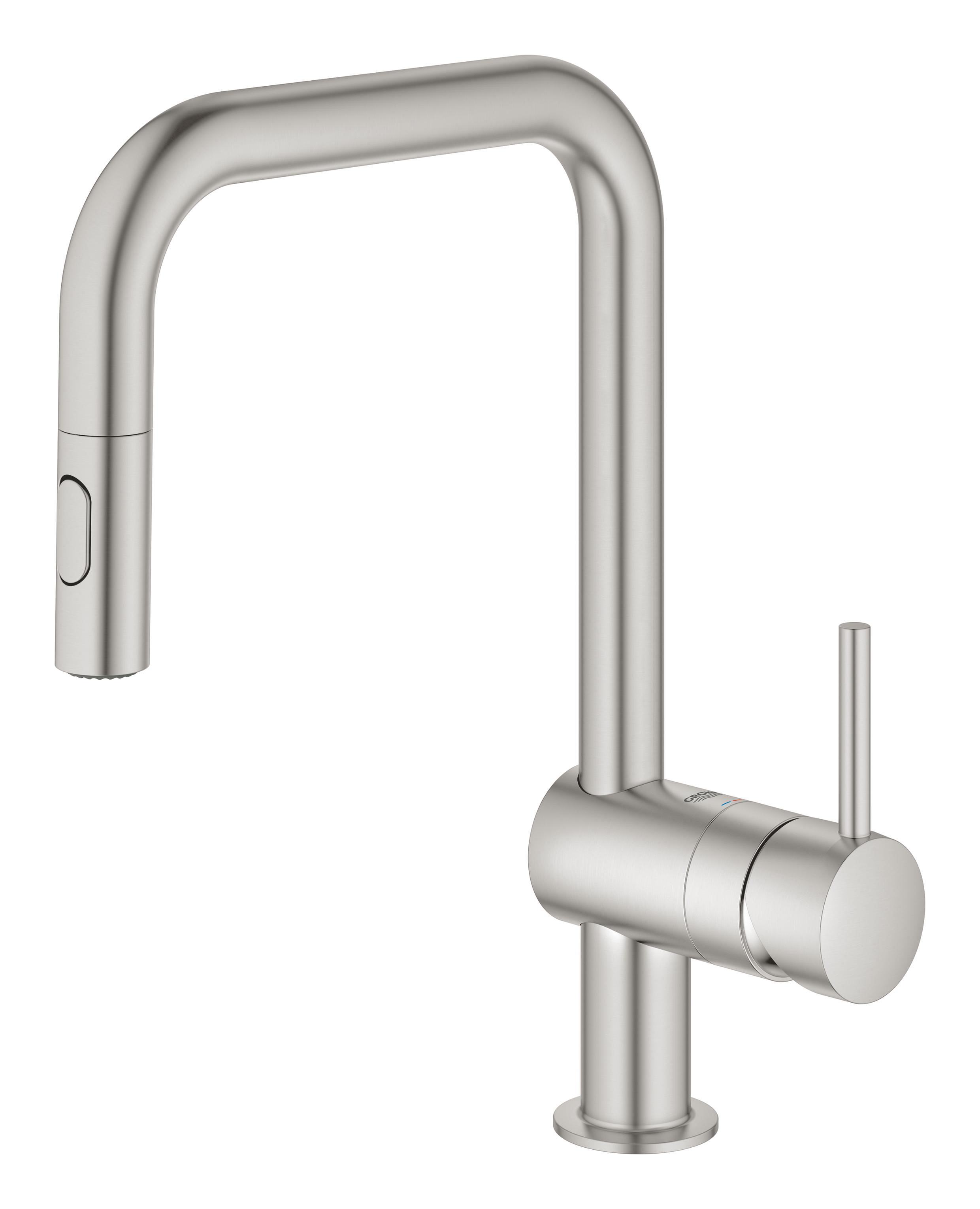 Darmowa Dostawa - Bateria kuchenna stojąca supersteel Grohe Minta 32322DC2