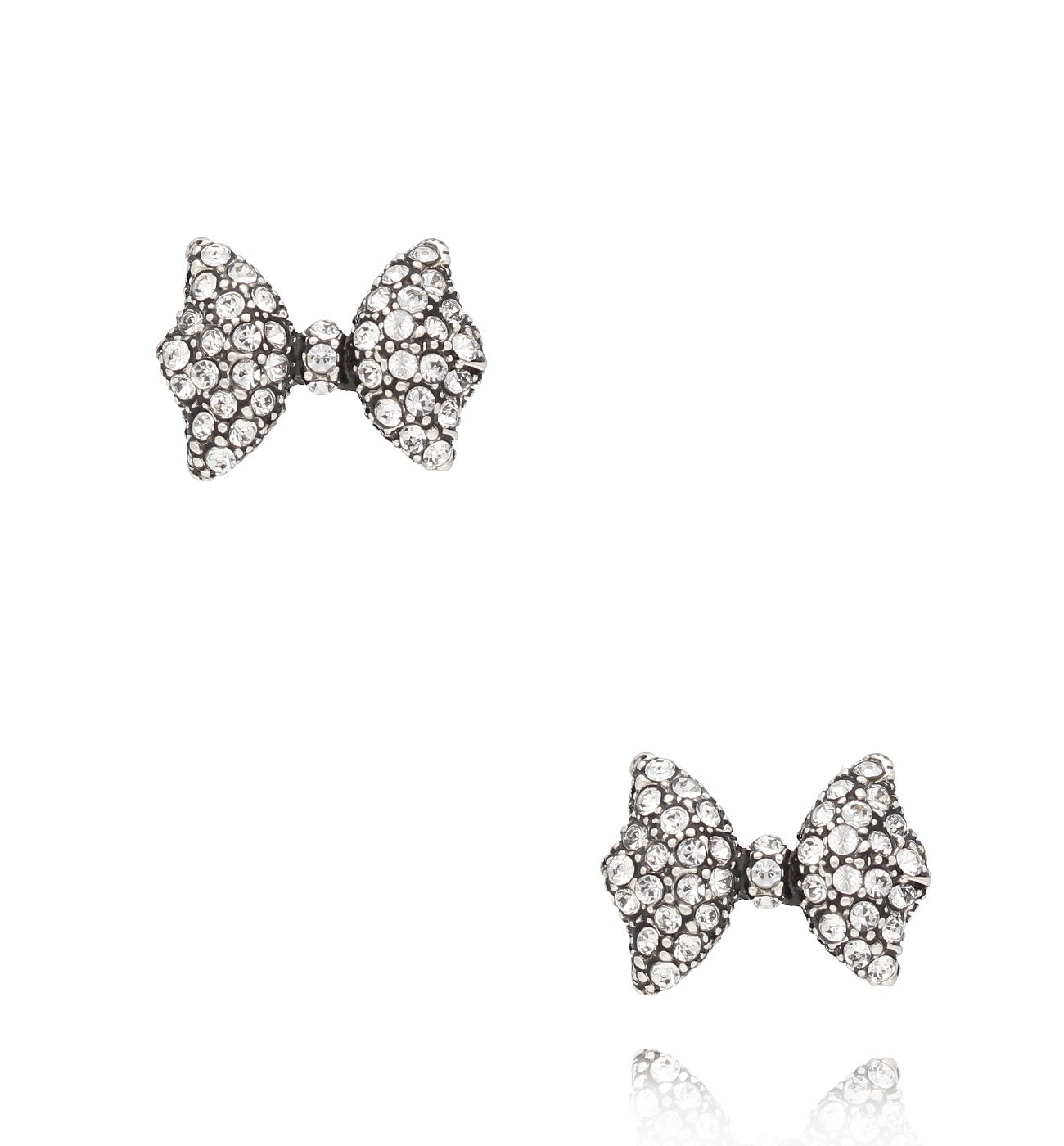 Kolczyki kokardki z cyrkoniami Volonté KSS1738