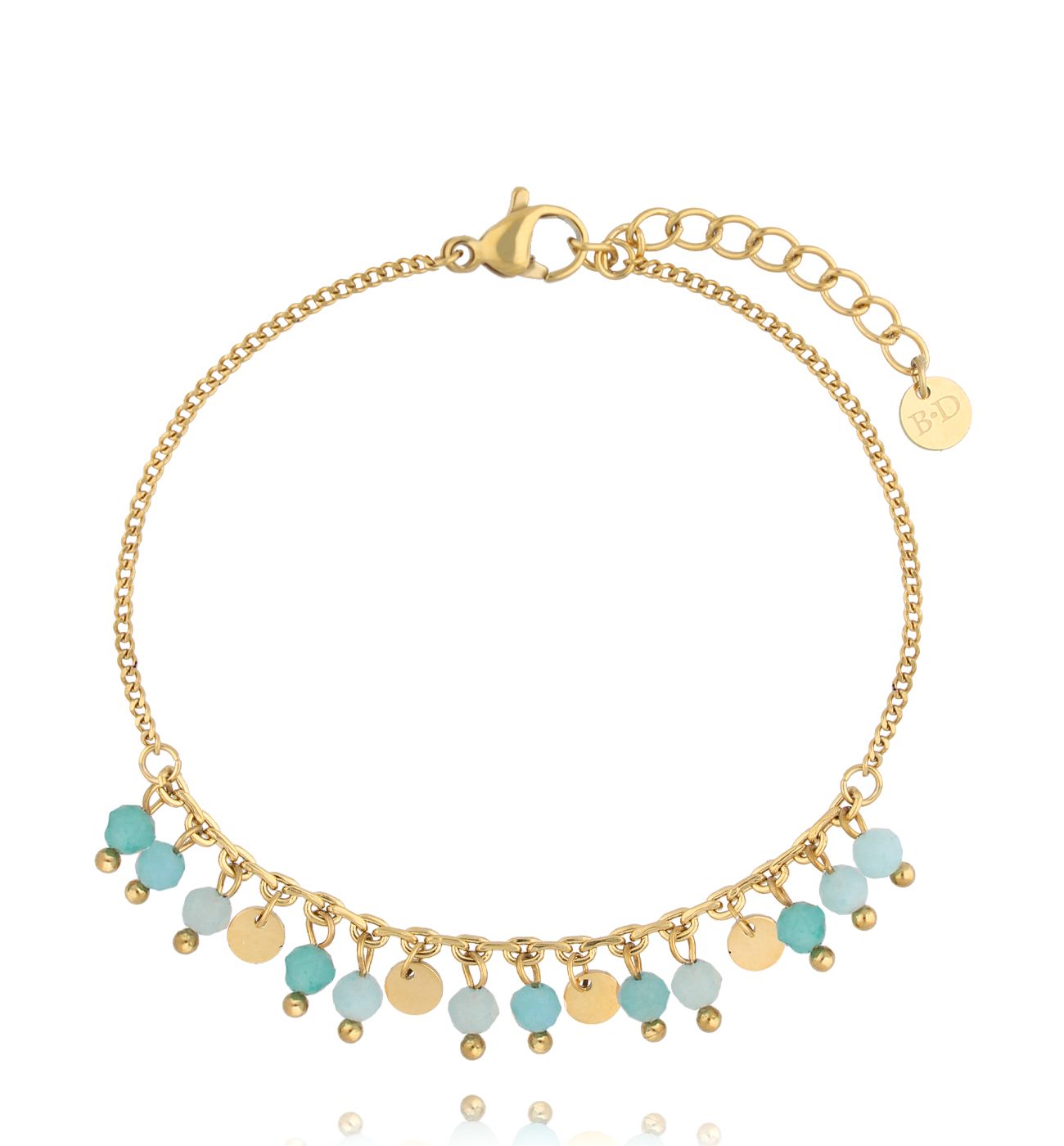 Bransoletka z amazonitami Paradise Jewels - By Dziubeka