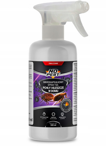 NO PEST SPRAY ŚRODEK NA PCHŁY I KLESZCZE W DOMU 500ML - Petrostar