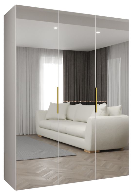 Szafa uchylna Abiks MARBELLA 3 150 wys 202 cm Biały + Złoty 1 szt