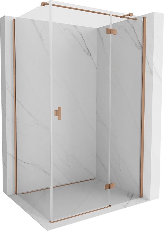 Kabina prysznicowa Mexen Mist-H T miedź szczotkowana 105x90 cm 1 szt