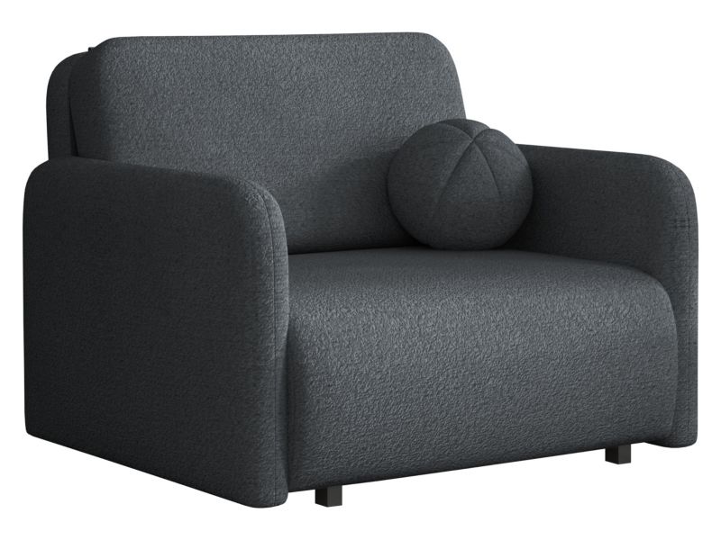 Kanapa rozkładana MIRJAN 24 Viva Sun I ciemnoszara bukla 1 szt.