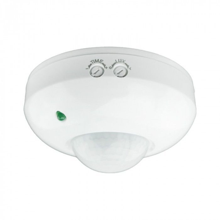 Czujnik ruchu Ecolight podczerwień PIR biały do 6 metrów sufitowy natynkowy IP20 wym: 2,2 x 11,5 x 11,5 cm - 1 szt.