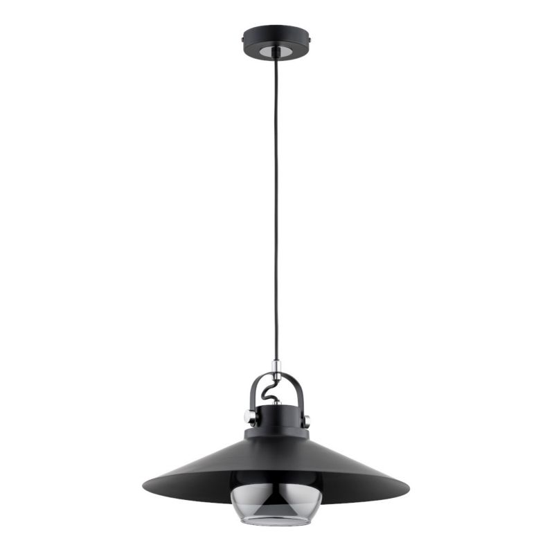 Lampa wisząca Alfa Tizen 2136 czarna industrialna 1xE27 x 15W 1 szt.