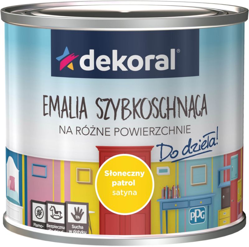 Emalia Do dzieła Dekoral słoneczny patrol 0,5 l