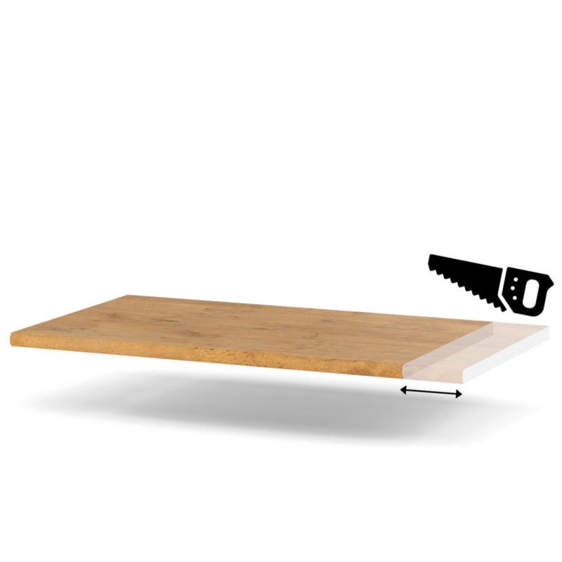 Blat Kuchenny Hurtownia-Mebli 28mm Blande 70-79 79cm Dąb Lancelot 79x60x cm 1szt.