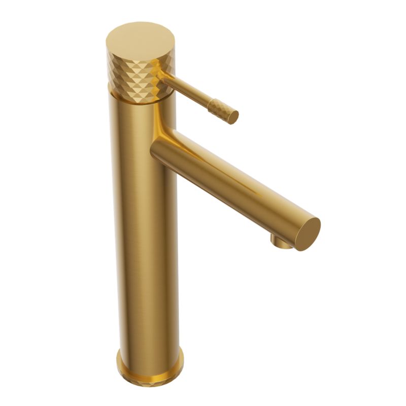Bateria umywalkowa wysoka Granitan glami brush gold nowoczesny kran 1 szt.