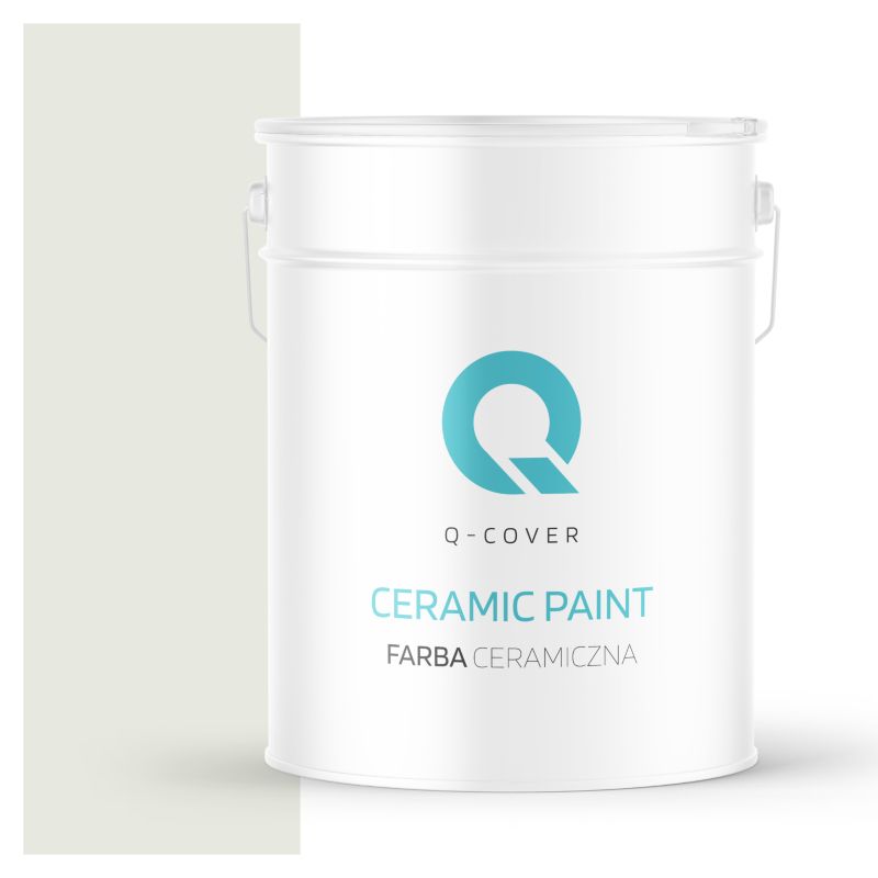 Farba Ceramiczna Do Ścian i Sufitów Q-Cover Biel złamana w oliwkowy H2079 Głęboki Mat 10L