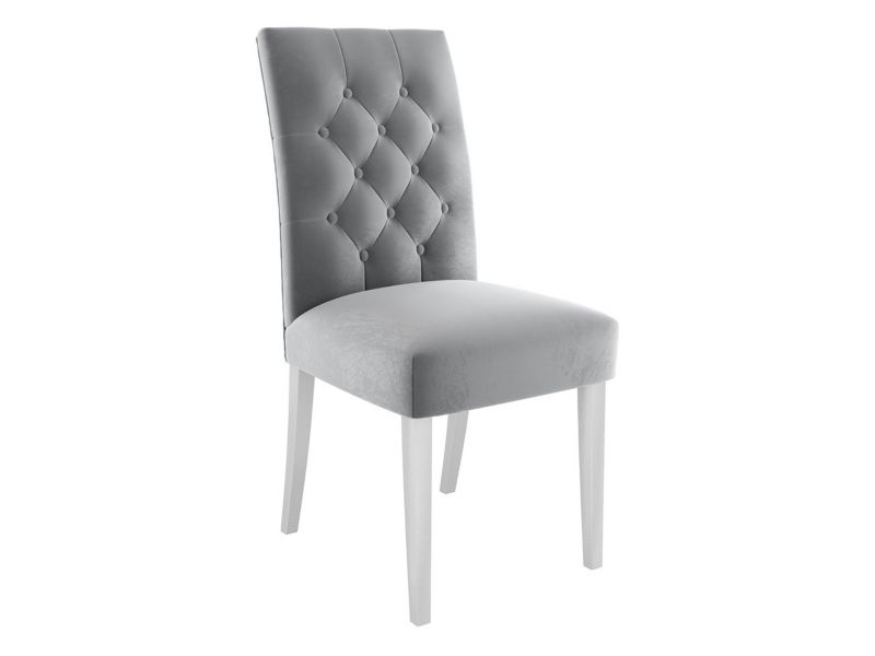 Krzesło MIRJAN 24 S85 biały półmat + szary 1 szt.