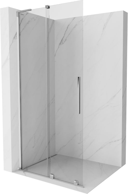 Ścianka prysznicowa przesuwna Mexen Velar L chrom transparent 110x200 cm 871-110-003-03-01 1 szt.