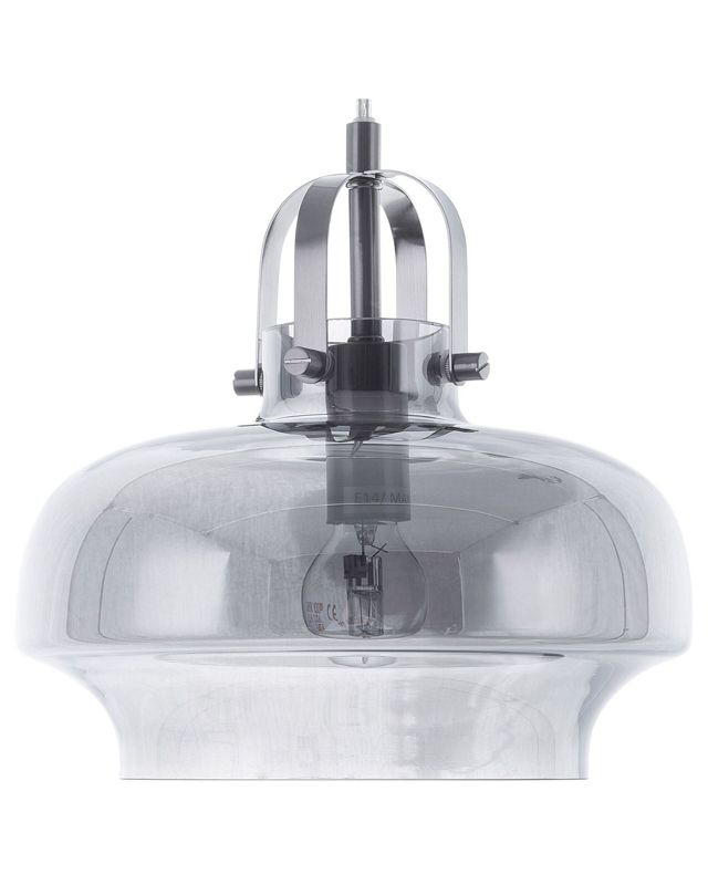 Lampa wisząca Wiltz Szkło Jasnoszary 1 szt.