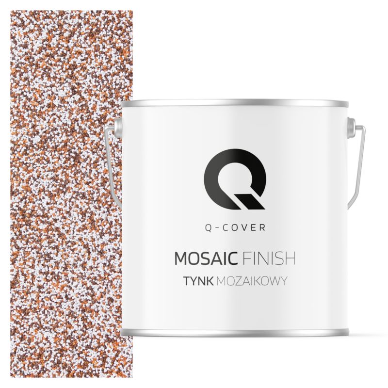 Tynk Mozaikowy Q-Cover Brązowo-rudy M61 7KG