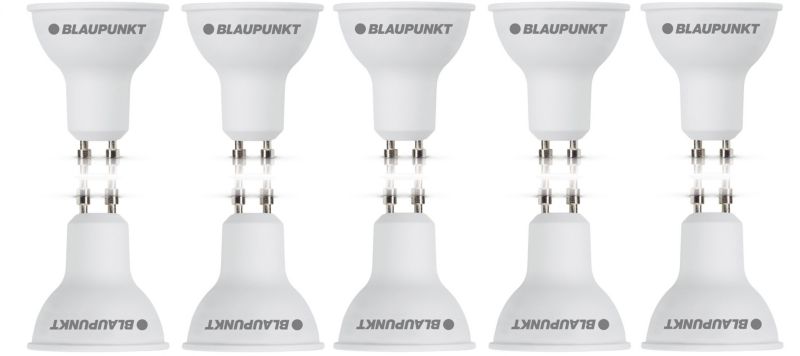 Zestaw - Blaupunkt Żarówki LED GU10 5W barwa biała ciepła 10 szt.