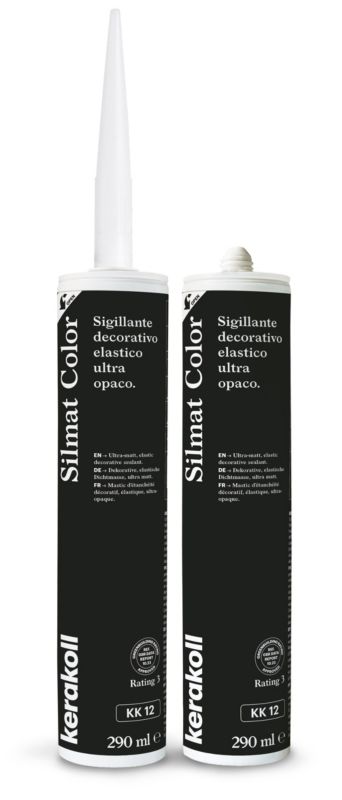 Silikon sanitarny Kerakoll Silmat KK12 czarny 290 ml