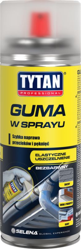 Uszczelniacz Tytan guma w sprayu 400 ml bezbarwny
