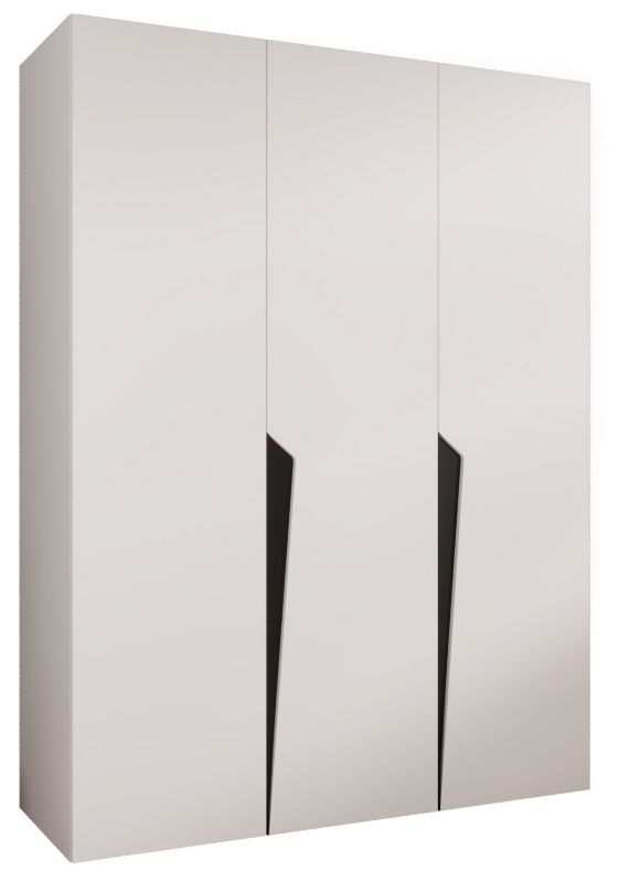 Szafa uchylna otwierana Abiks PIANO 1 150 wys 202 cm Biały + Czarny 1 szt