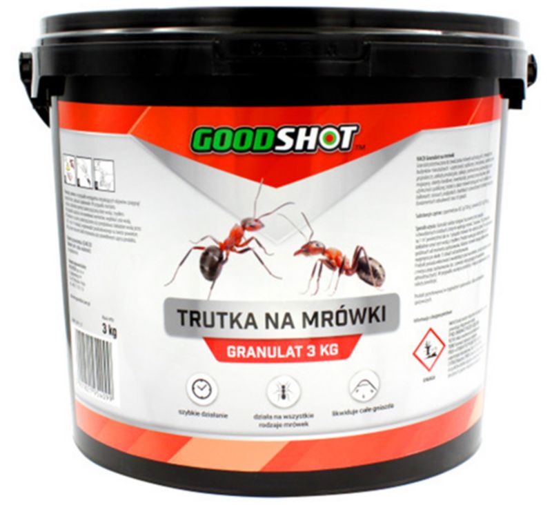 Preparat na mrówki Granulat na mrówki Wszystkie rodzaje 3kg GOODSHOT