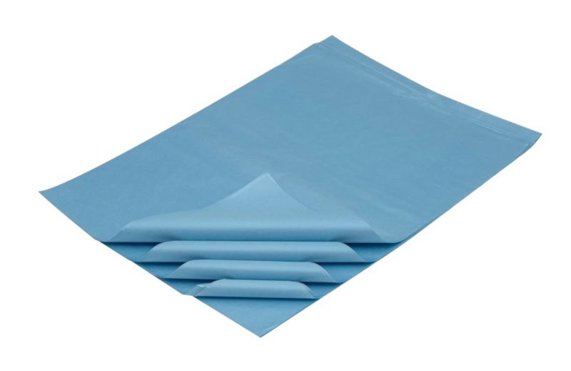 Bibuła Gładka Neopak Ozdobna 38x50 PERŁOWA Srebrna 500 szt.