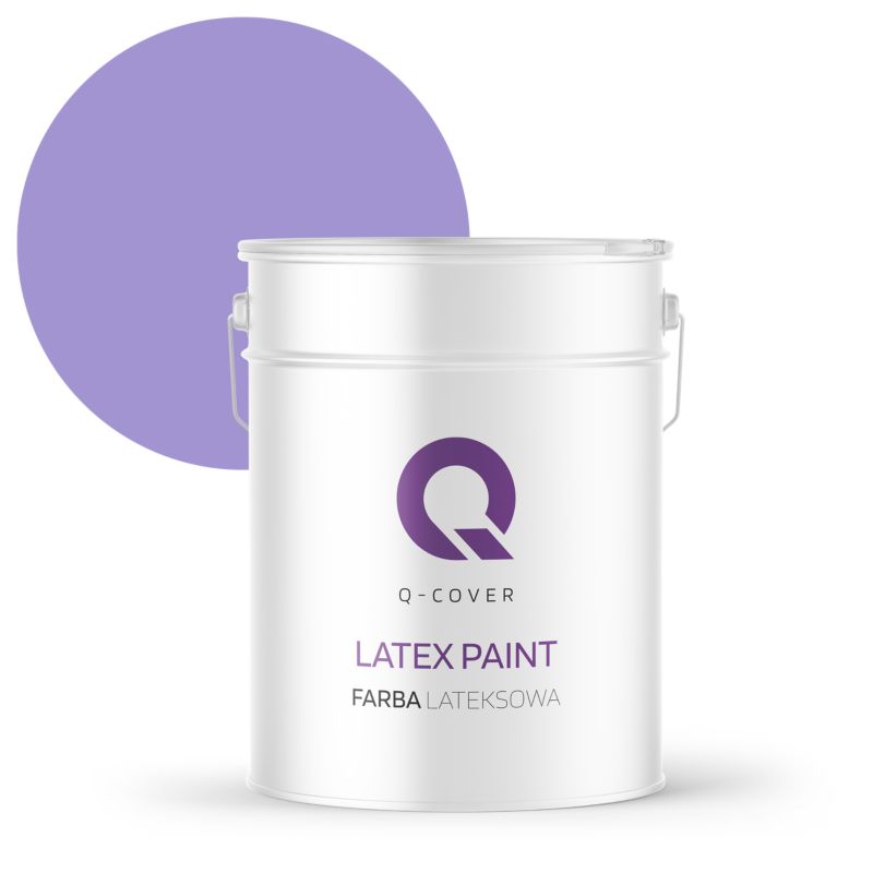 Farba Lateksowa Do Ścian i Sufitów Q-Cover Fioletowy H2733 Głęboki Mat 10L