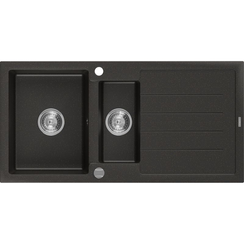 Zlewozmywak wpuszczany Mexen Andres 1,5-komorowy szary 1000x500 mm - 6515101510-71 1 szt.