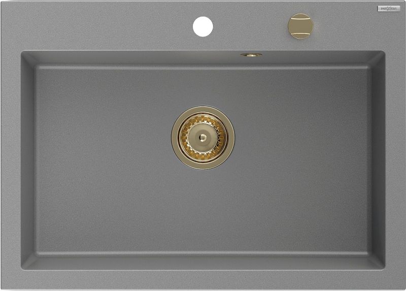 Zlewozmywak wpuszczany Mexen Elix szary 700x500 - 6526701005-71-G