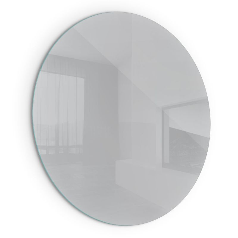 Szklana Podkładka Pod Kominek Okrąg Wallfluent Fi60 cm Jasnoszary odcień 1 szt.