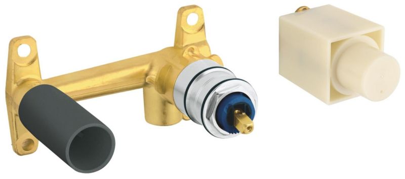 Element podtynkowy baterii Grohe SilkMove 35mm, 2-otwory, ściana, mosiądz DR, 1 szt.