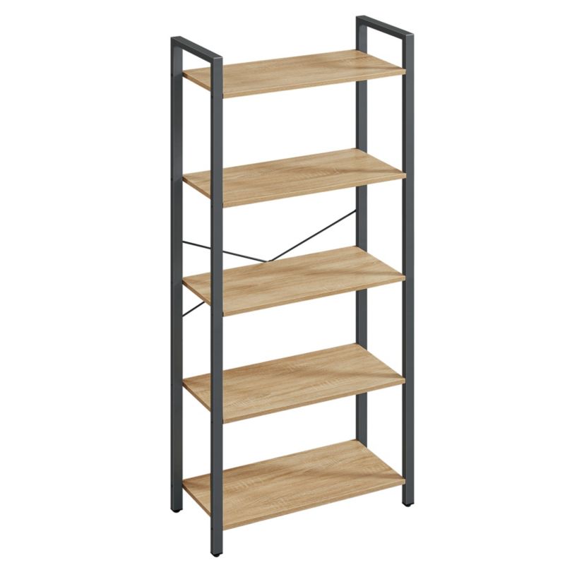 Regał Songmics w stylu industrialnym dąb sonoma 1 szt