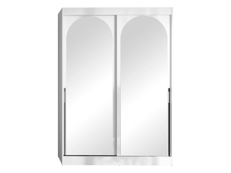 Szafa przesuwna MIRJAN 24 Modin 150 biały + czarny 1 szt.