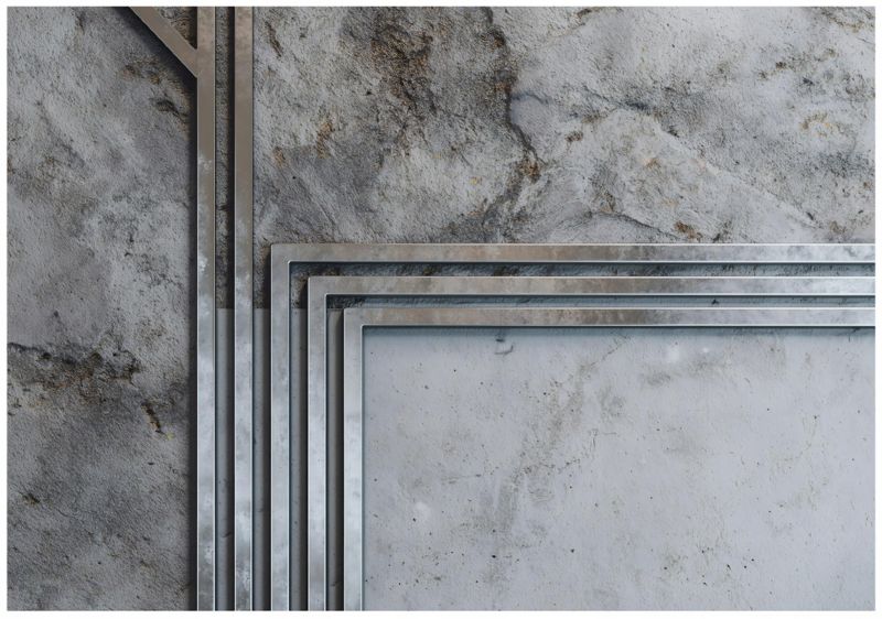 Fototapeta WALLARENA Do Sypialni Salonu Na Flizelinie Beton Marmur Struktura Szary 350x250 cm 16267VX7 1 szt.