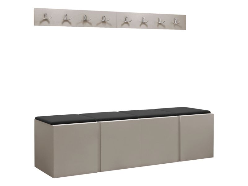 Garderoba MIRJAN 24 Orion VII kaszmir + czarny 1 kpl.