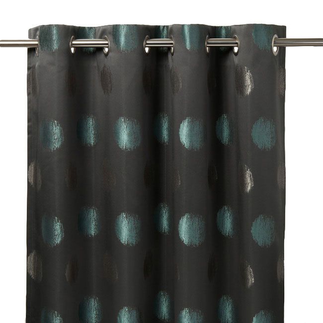 Zasłona GoodHome Kolla 140 x 260 cm grafitowa