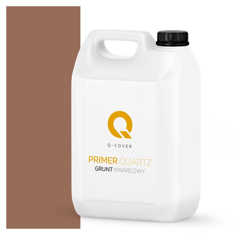 Grunt Kwarcowy pod Tynk Mozaikowy Q-Cover Brązowy ciemny M73 3KG