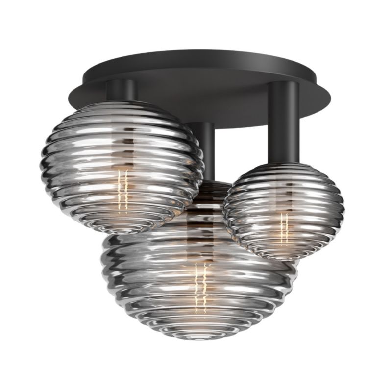 Lampa sufitowa wisząca Maytoni Reels czarno-przezroczysty wym: 38,5 x 53,5 x 46 cm 3xE14 x 40W 1 szt.