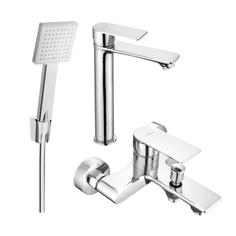 Zestaw wannowy Mexen Royo chrom 1 szt.