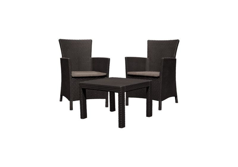 Zestaw mebli ogrodowych Keter Rosario Balcony Brąz 1 kpl.