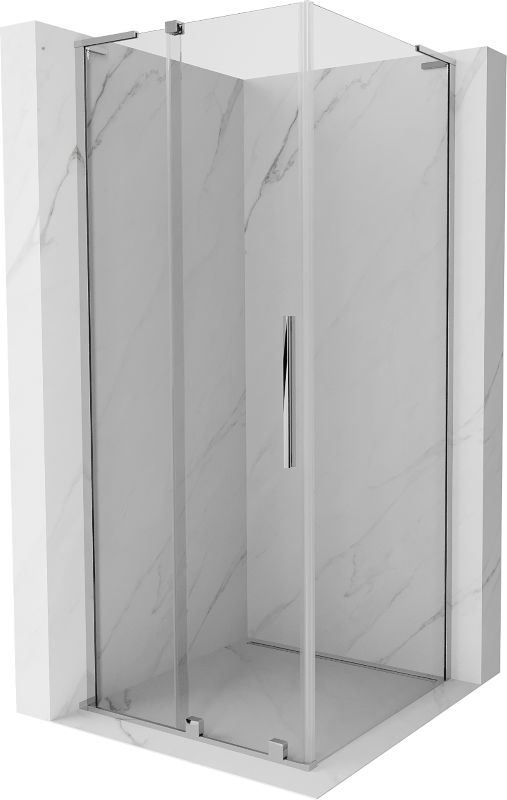 Kabina prysznicowa Mexen Velar L rozsuwana 120 x 120 cm transparent chrom 1 szt.