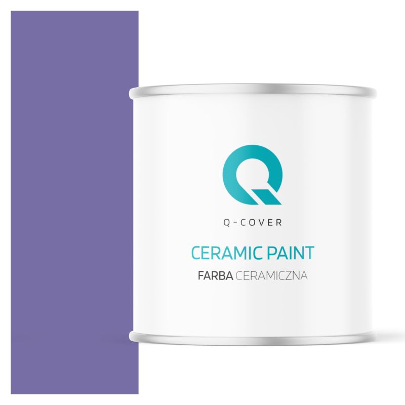 Farba Ceramiczna Do Ścian i Sufitów Q-Cover Śliwkowy H2618 Głęboki Mat 2L