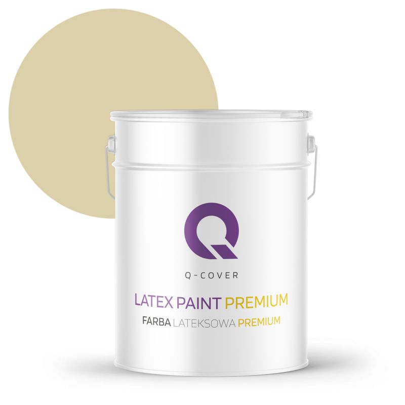 Farba Lateksowa Premium Plamoodporna do Ścian i Sufitów Q-Cover Zgniła zieleń jasny H2362 Głęboki Mat 10L
