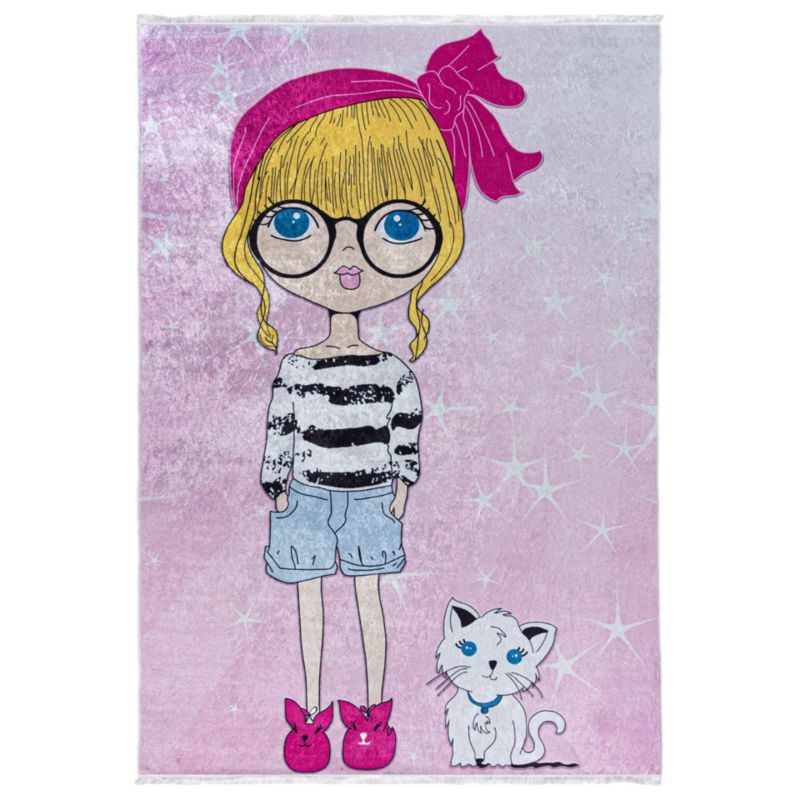 Dywan Sanico Goldlux DZIEWCZYNKA Z KOTKIEM 120x170 - 1 szt.