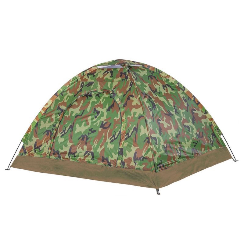 Namiot turystyczny Be-active.pl kempingowy 3-osobowy z tropikiem moro 1szt