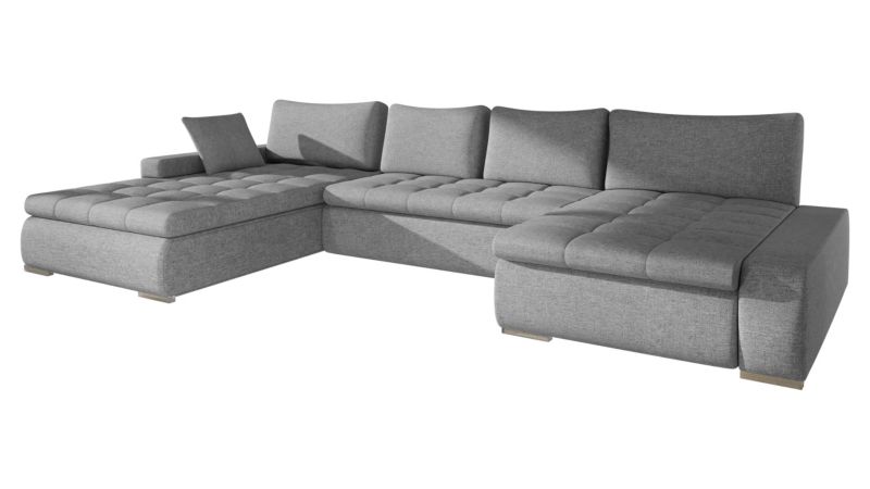 Narożnik z funkcją spania MIRJAN 24 Caro szary 1 szt.