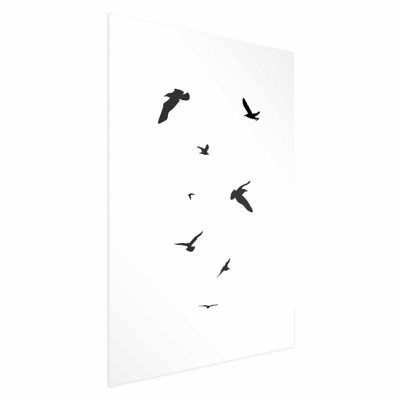 Plakat Artgeist Wieczorny lot 60x90 cm bez ramy z marginesem 1 szt