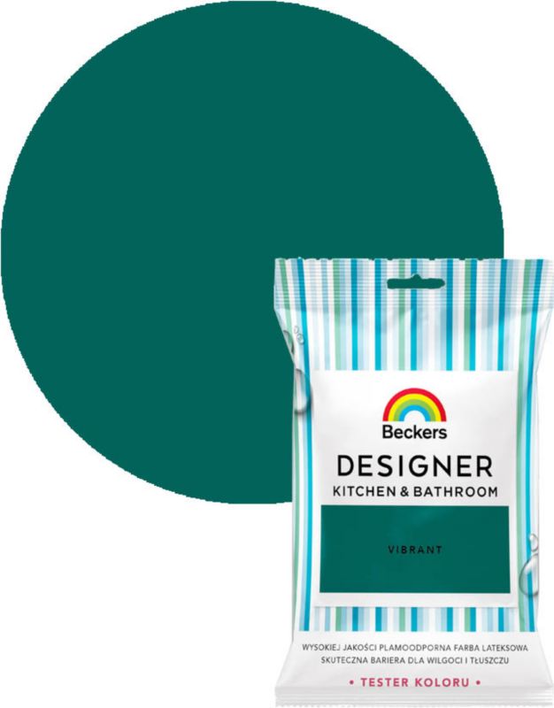 Tester farby kolorowej Beckers Designer Kitchen&Bathroom Vibrant 0,05 l