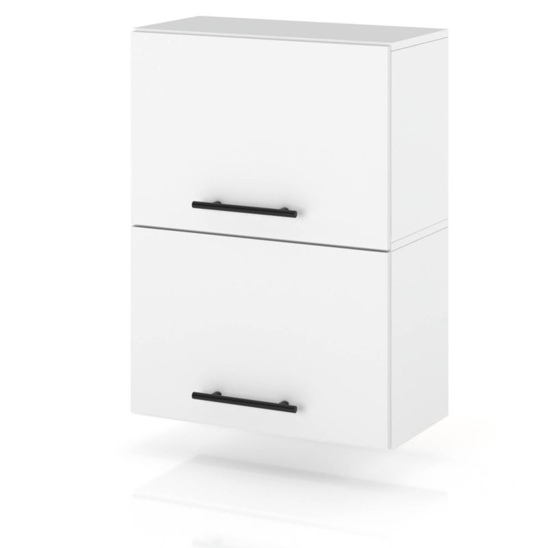 Szafka Kuchenna Hurtownia-Mebli Wisząca Klapowa W50K sPremium 50cm Biały Mat Biały Mat 50x32x72 cm 1szt.