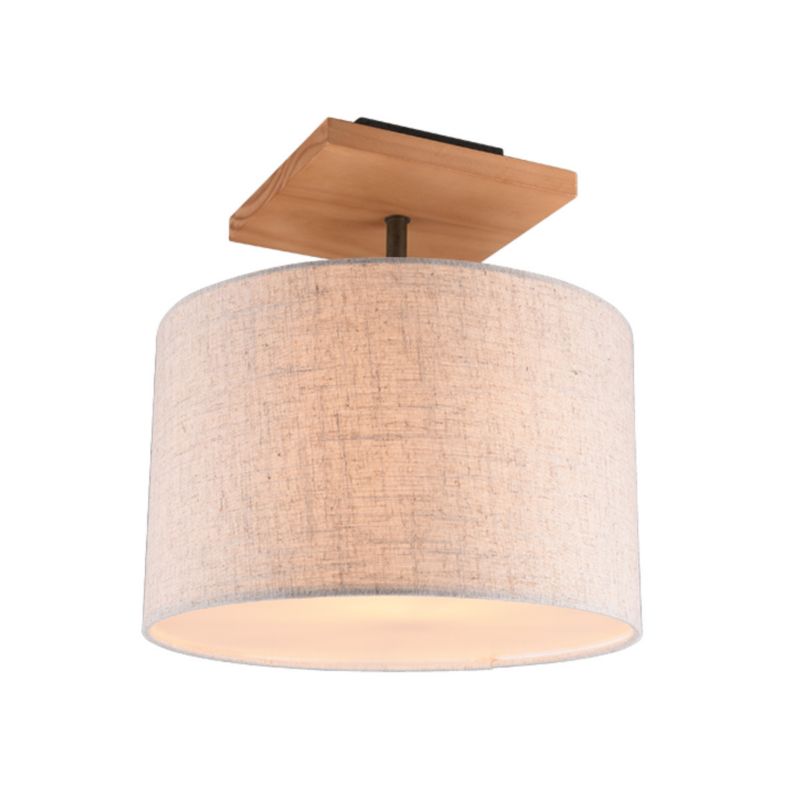 Lampa sufitowa wisząca Trio Elmau 1500 jasne drewno-biała-beżowa nowoczesna 1xE27 x 1 szt.