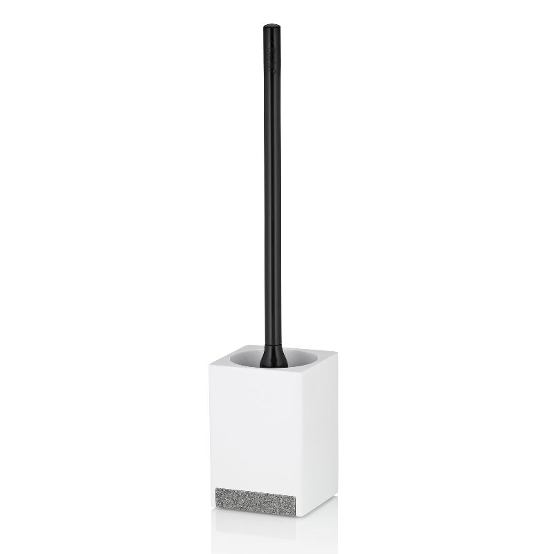 Szczotka toaletowa stojąca Kela Cube biała z wymienną główką 1 szt.