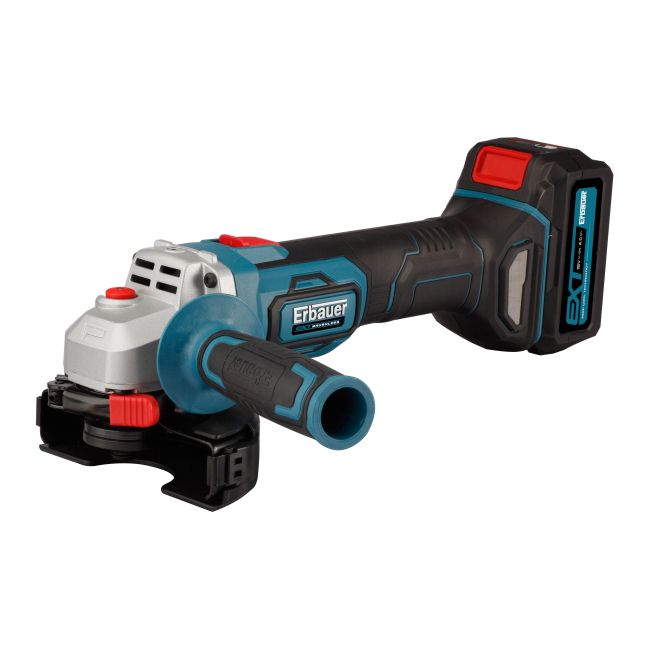 Szlifierka kątowa Erbauer 18 V 125 mm 1 x 4,0 Ah